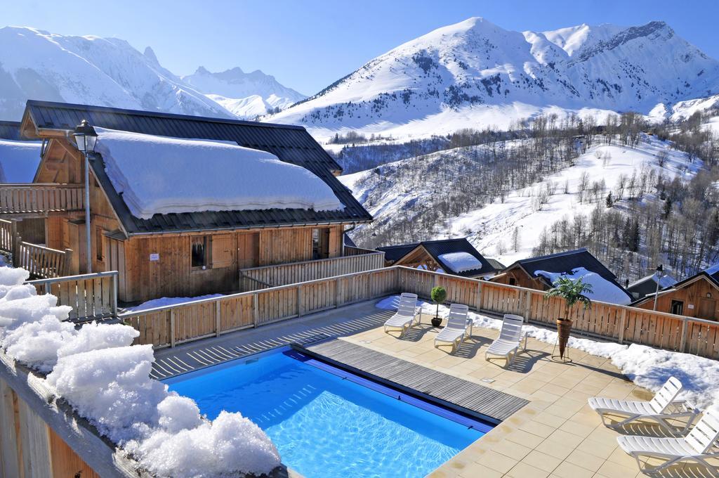Residence Goelia Les Chalets Des Ecourts Saint-Jean-d’Arves Kültér fotó